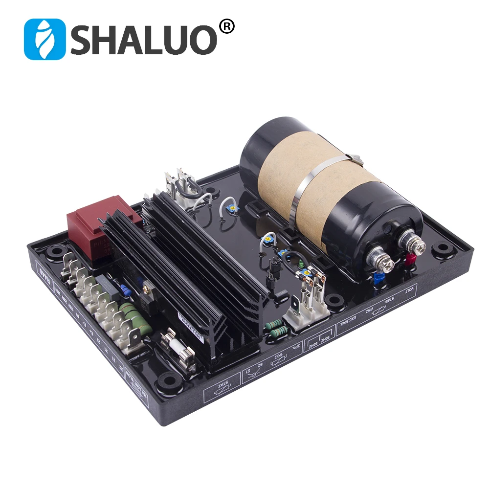 R448 AVR Automatic Voltage Regulator Control Module Stabilizer Big Capacitor Three Phase Adjustable Generator Parts Accessories