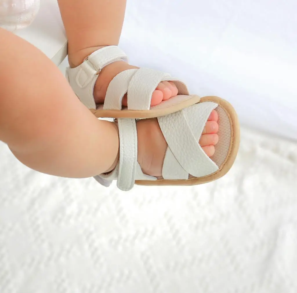 Sandali per bambini romani estivi Toddler Infant Kids Baby Girls Summer Princess Shoes sandali Open Toe Baby Prewalker