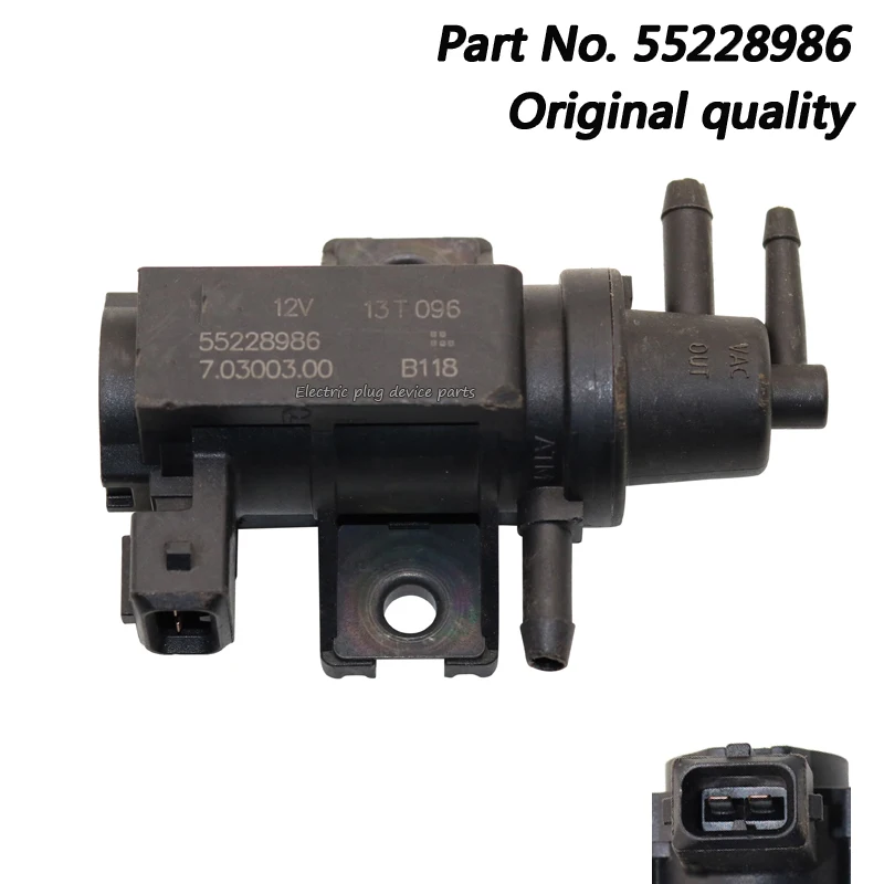55228986 7.03003.00 70300300 Vacuum Control Valve for Alfa Romeo Lancia Delta Musa Ypsilon Fiat Bravo Grande Punto Linea
