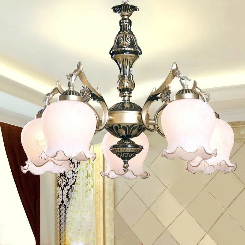 

New Hot genuine zinc vintage foyer lamp LED Chandelier lights Top novelty Indoor Lights wedding decoration Chandelier lamp