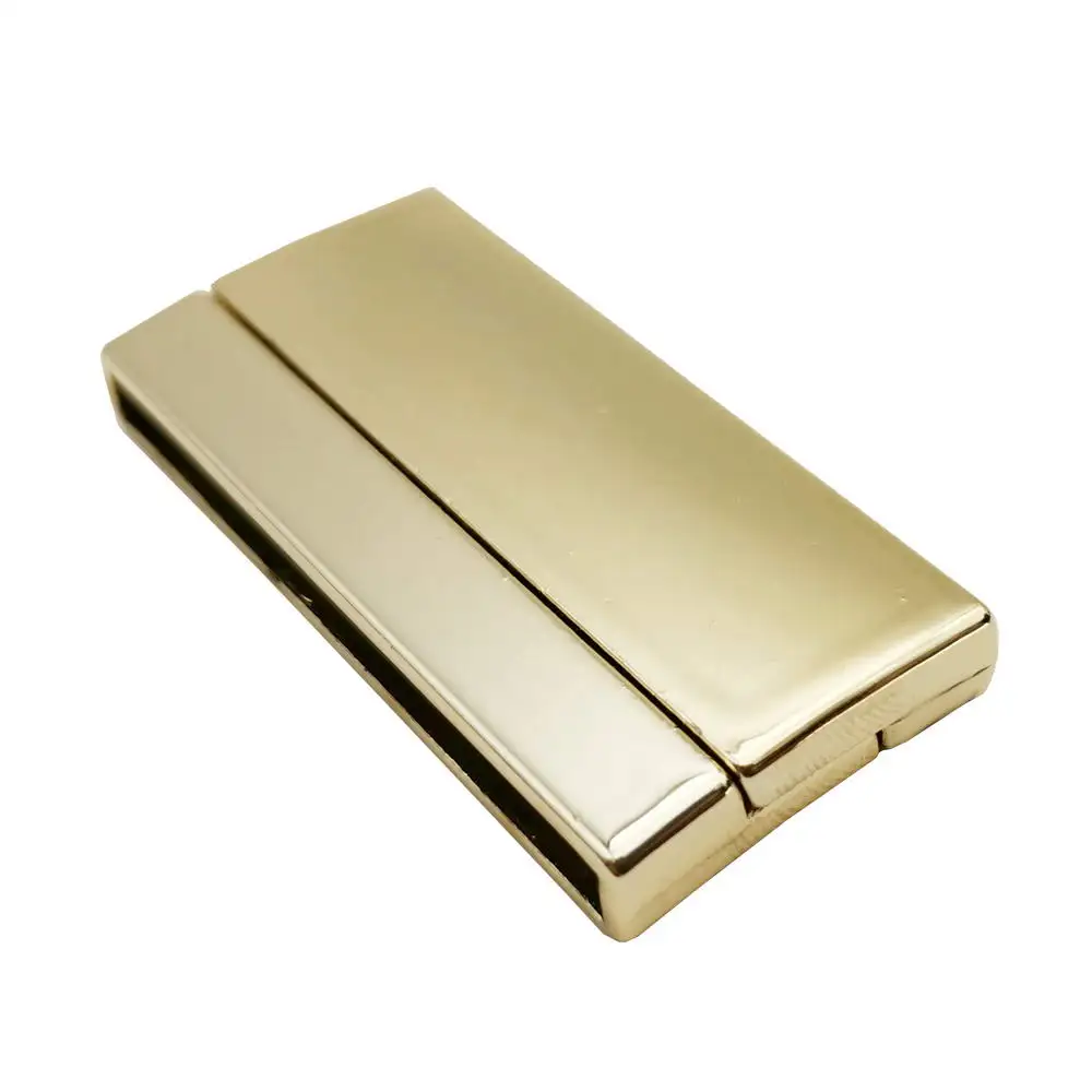 Aaazee Big Size Magnetic Clasps 40x3mm Hole Strong Magnet Curved Face