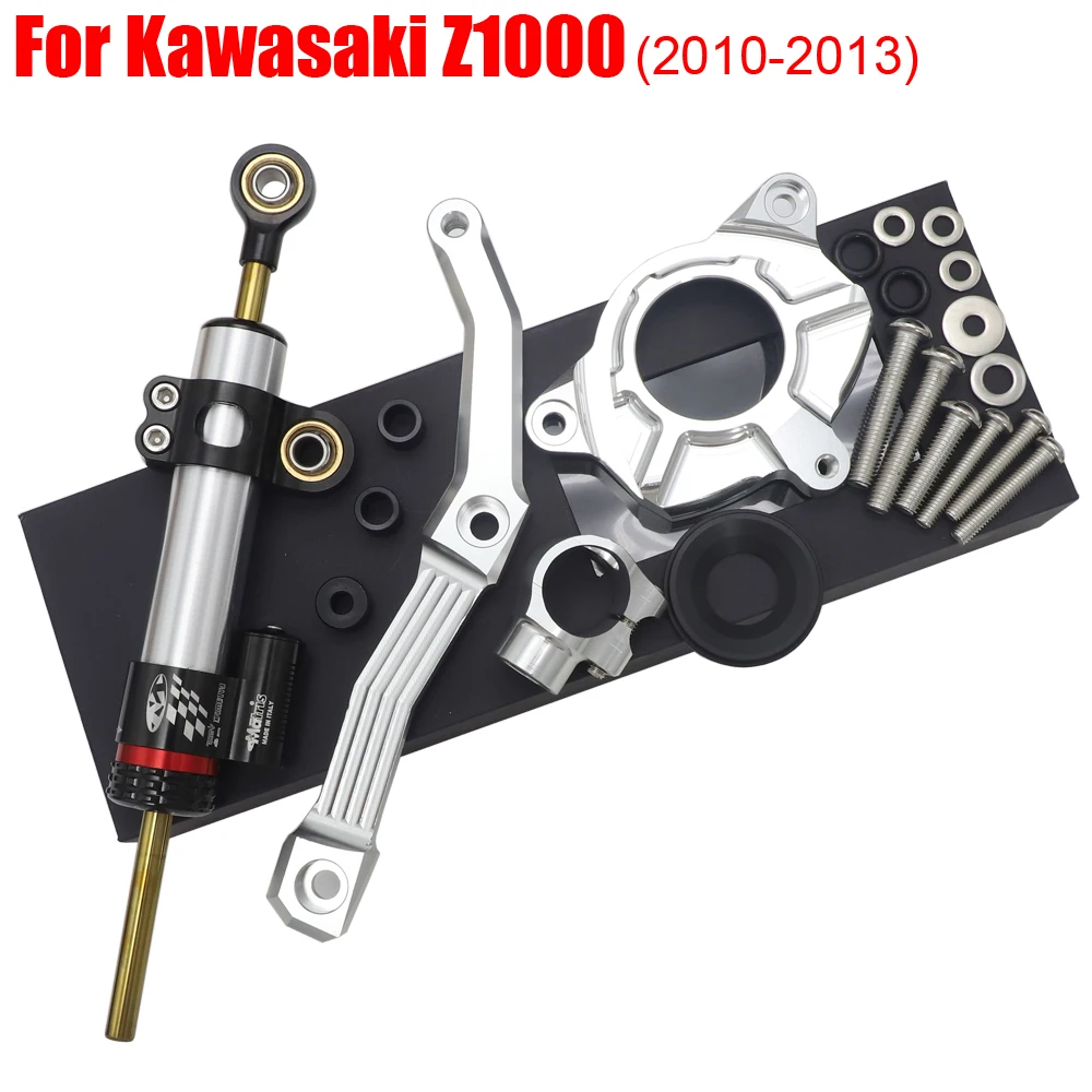 

For KAWASAKI Z1000 2010-2013 Not for Z1000SX Aluminium Steering Stabilizer Damper Mount Bracket Kit