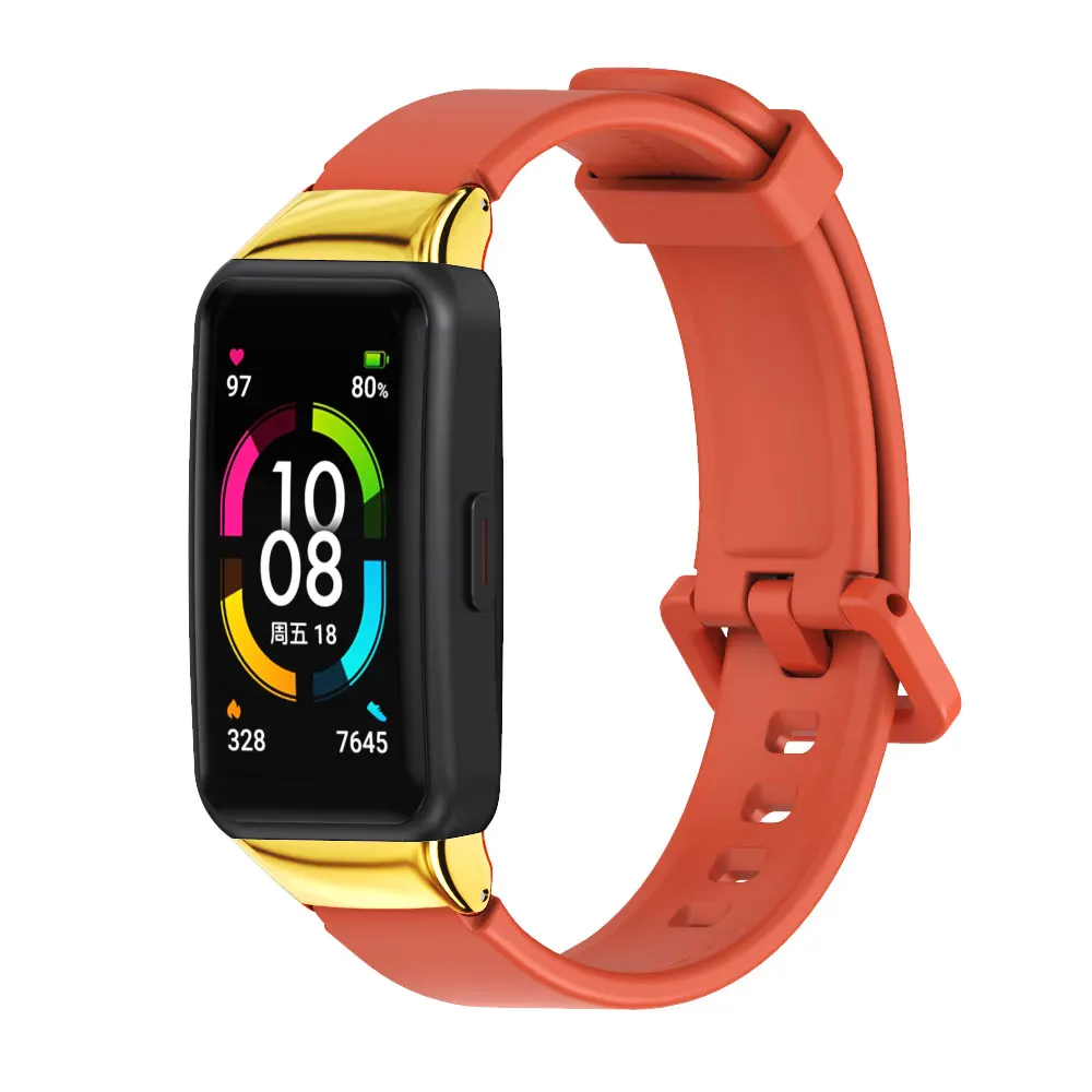 Cinturino Resistente Usura GIOPUEY Cinturini Compatibile Con Huawei Band 10/9/8, Morbido Accessorio Elegante Unisex Nero