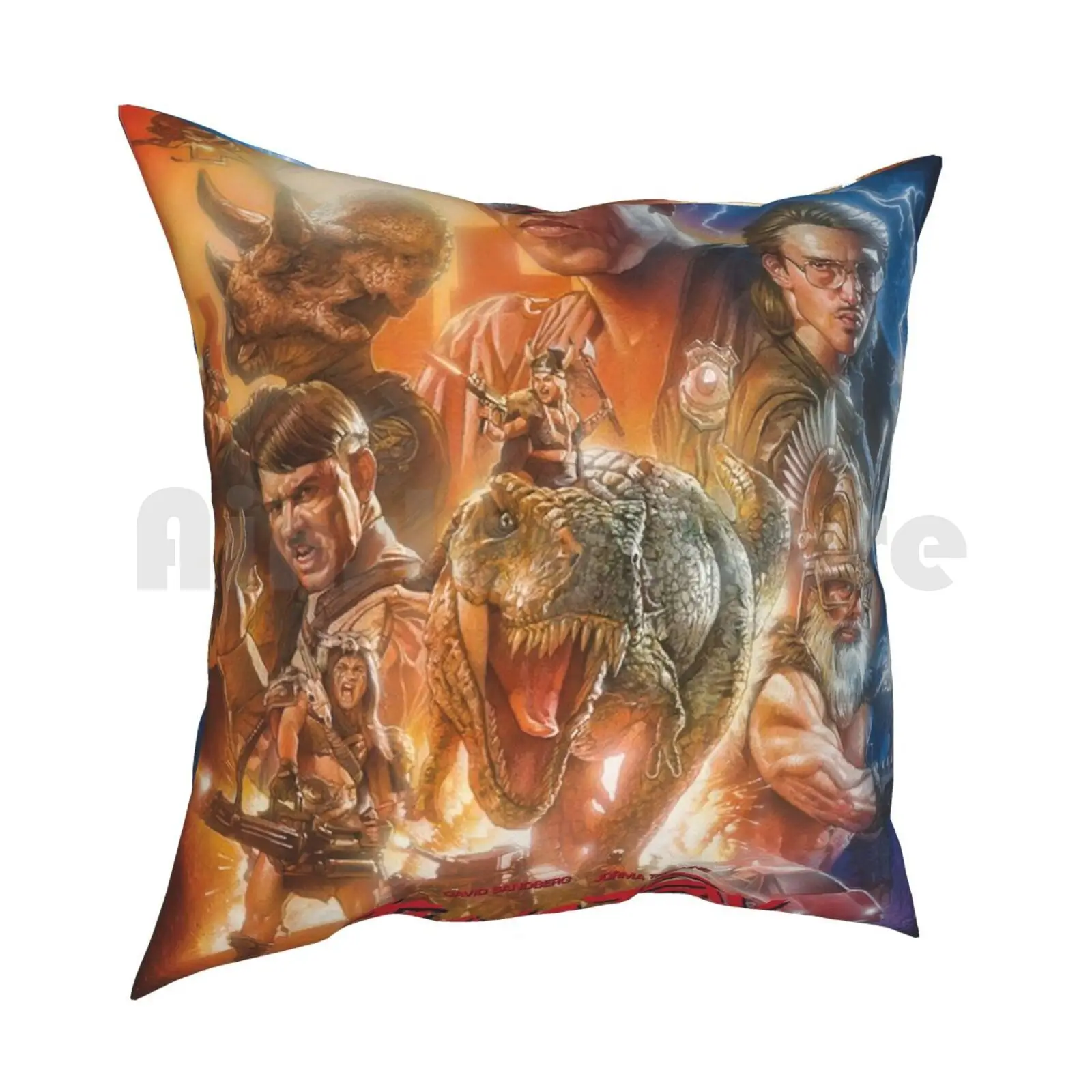 Kung Fury Pillow Case Printed Home Soft Throw Pillow Volta The Volta Volta Logo Band Alternative Indie Pop All Products