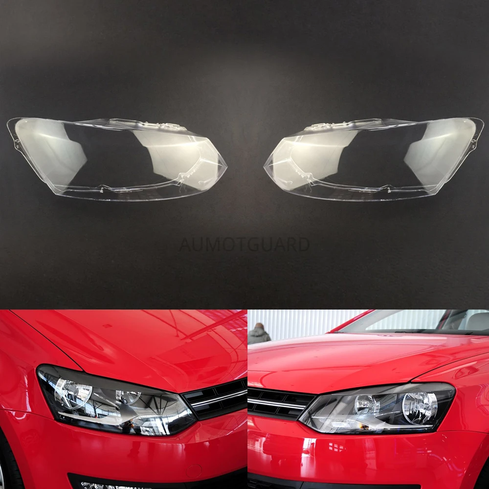 

Автомобильная фара для Volkswagen VW Polo Hatchback 2010 2011 2012 2013, сменная Автомобильная крышка