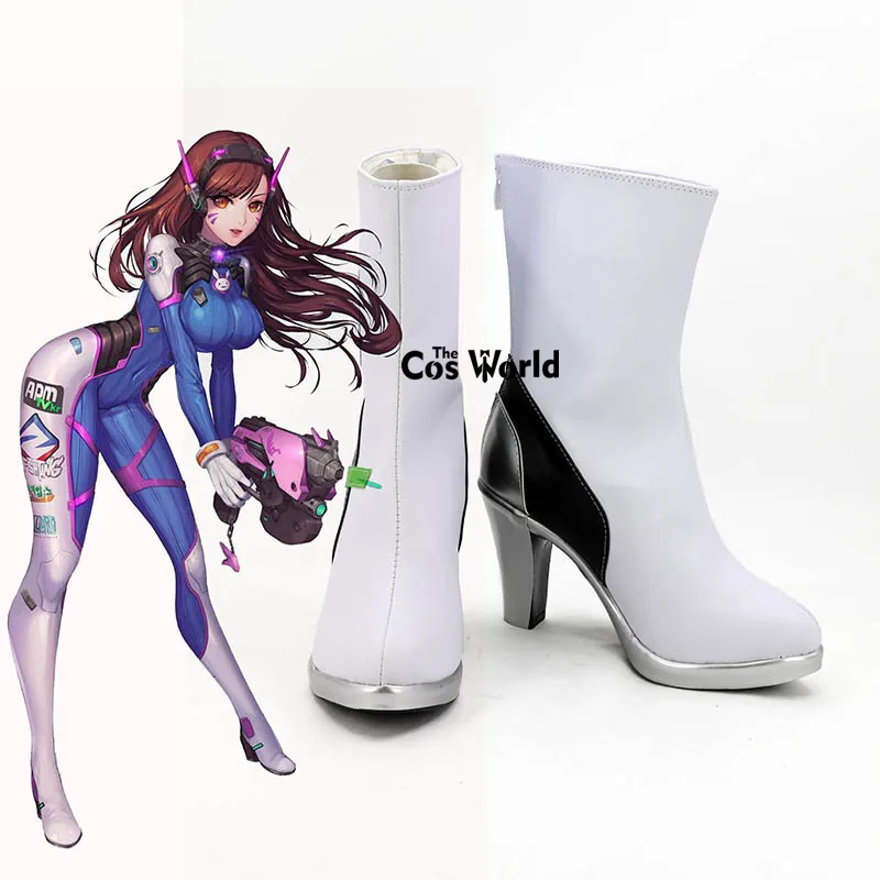 3 Styles OW D.VA Games Customize Cosplay Shoes Boots