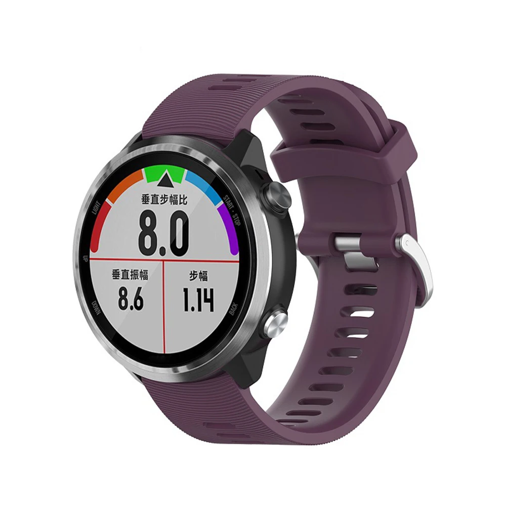Garmin Forerunner 645/245 เพลง/Vivoactive 3/Vivomove HR สายรัดข้อมือกีฬาซิลิโคนอย่างเป็นทางการนาฬิกาข้อมือ