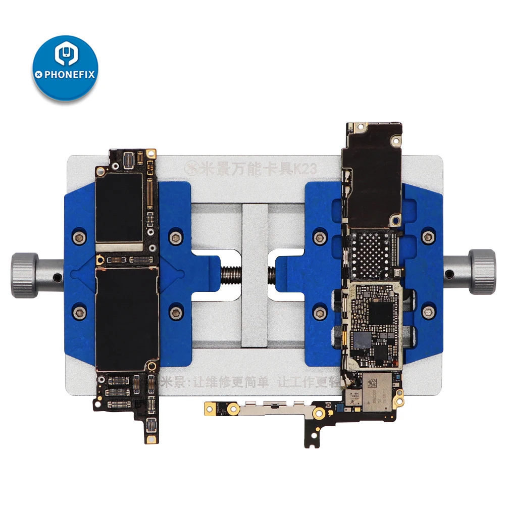 MJ K23 Dual Shaft Phone PCB Soldering Holder Fixture for iPhone Repair Motherboard Soldering Repair Fixture for Samsung Repair