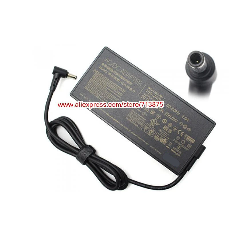 Genuine ADP-200JB D 200W 20V 10A AC Adapter for Asus TUF DASH F15 FX516PR TUF516PM-BS71-CB  GA503QM-HQ121R FA506QM58 FA506QR