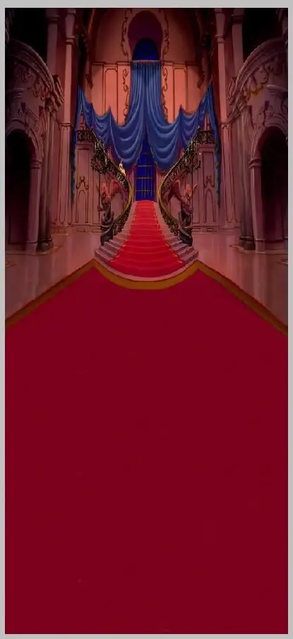 5x7FT Beauty Beast Belle Princess Red Carpet Stair Staircase Custom Photography Backdrop Studio Backgrounds Vinyl  150cm x 220cm