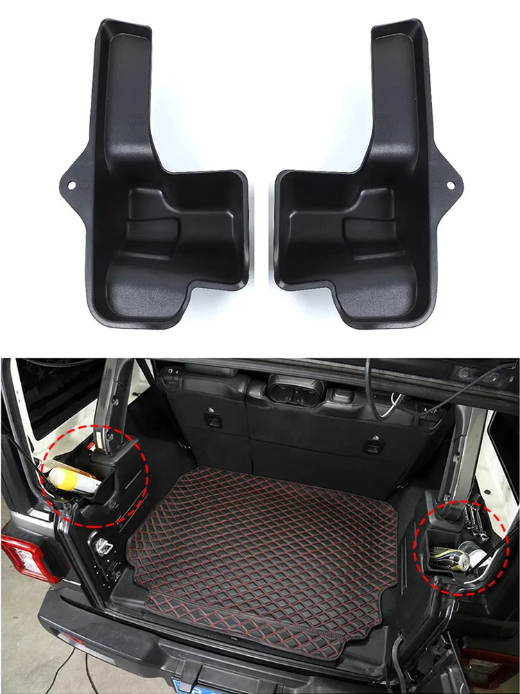 

Rear Trunk Organizer Tray For Jeep Wrangler JL JLU Sahara Rubicon 2018- 2023 4 Doors Storage Stowing Tidying