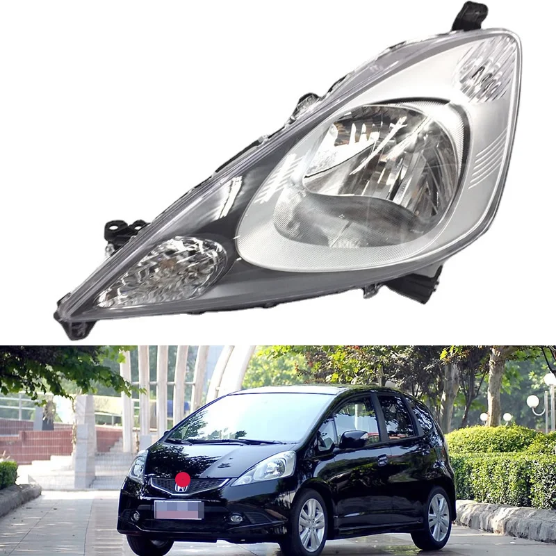 

for Honda Fit headlight 2008 2009 2010 2011 2012 2013 Hatchback headlight high and low beam turn signal lampshade half assembly