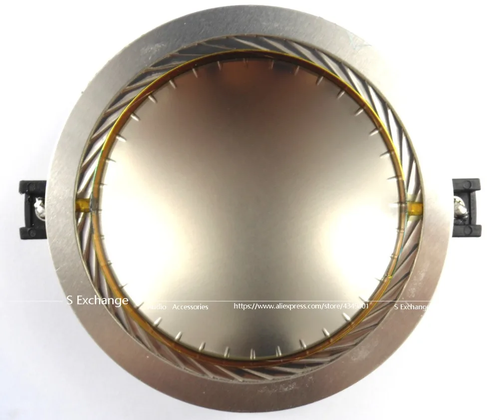 チタンフラットワイヤーダイアフラム,75mm, 74.46mm, 1ピース,de800交換用,8オーム,ボイスコイル