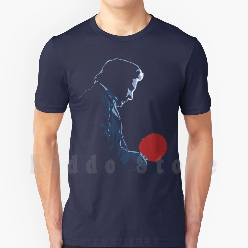 Camiseta Johnny Cash Red Paddle para hombre, algodón, S-6xl, Johnny Cash Ping Pong, tenis de mesa