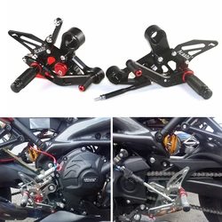 Arashi Motorcycle Adjustable footrest footpeg pedal foot peg Rearset Rear Set Rearsets For YAMAHA FZ09 MT09 2014-2020