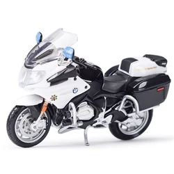 Maisto-Modèle de moto à collectionner BMW R1200 RT, police californienne, véhicules moulés sous pression, jouets, 1:18