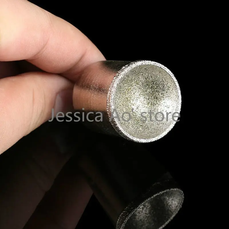 8pcs 3-10mm 80 Grit Coarse Sand Hollow Bead Rounder Rods Cylinder Grinding Head Round Ball Beads Polishing Ginding Tools