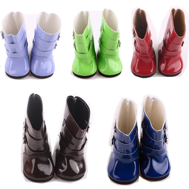 7Cm Doll Boots Simple Rubber Rain  Boots For 18 Inch  American&43Cm Reborn Baby Doll Child Birthday Gift For Our Generation Toys