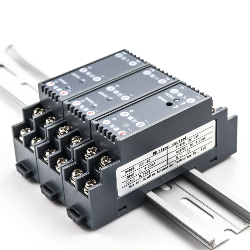 Analog signal DC analog 4-20mA signal galvanic isolator 0-10V signal spliter