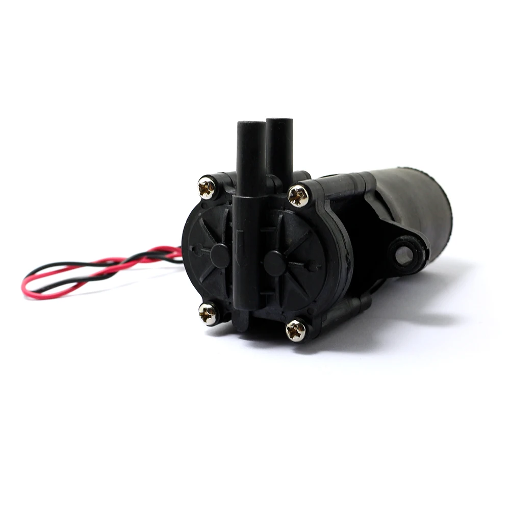 12V Mini Gear Pump Self-Sucking Water Pump (0-100 degrees) Corrosion-Resistant ZC-A250