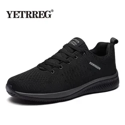 2019 New Mesh Men Casual Shoes Comfortable Men Shoes Lightweight Breathable Walking Sneakers Tenis Feminino Zapatos Big Size 47