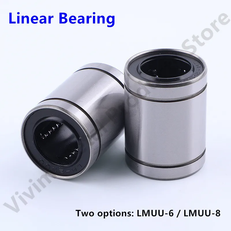 Fixture Fittings Linear Bearing LM6UU LM8UU Bearing Seat Support Rod Counterpoint Rod Clamp Spring Clamp Ring Bearing Column