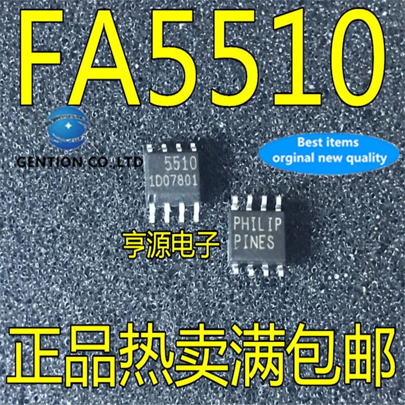 10Pcs   5510 SOP-8 FA5510 FA5510N in stock  100% new and original