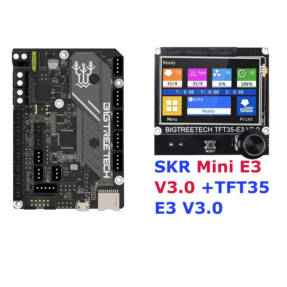 BIGTREETECH 3D Printer Moederbord SKR Mini E3 V3.0 + TFT35 E3 V3.0 Scherm Onboard TMC2209 voor Ender 3 Pro CR10 3d Besturingskaart