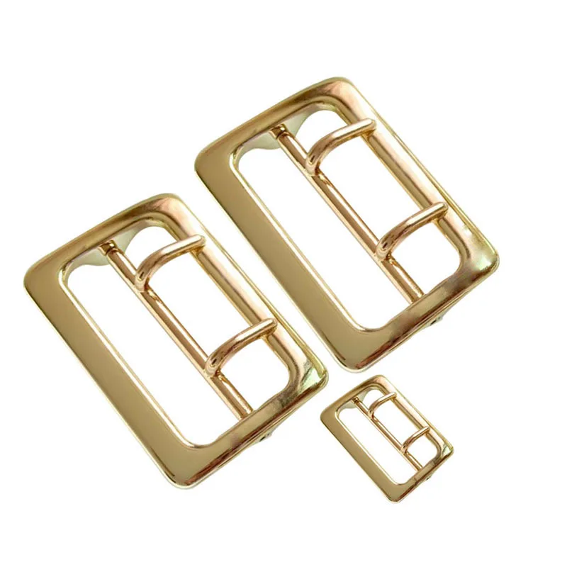 Metal Buckle for Leather Hand Bag Shoe Strap Belt Slider Tri-glides DIY Adjust Roller Pin Buckles Sewing Accessories 10pcs