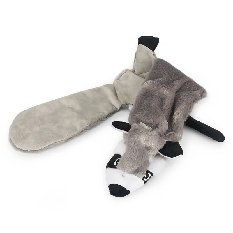 Soft Plush Animal Pet Toy Cute Plush Zebra Squeaky Toys Tiger Sound Dog Toy  - AliExpress 15