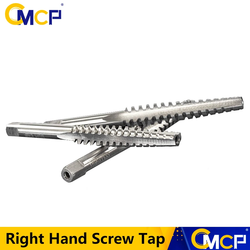 

1pc TR8x1.5/2.0/3.0mm Right Hand Screw Tap HSS Trapezoidal Screw Tap Drill Metric Thread Tap Machine Tap