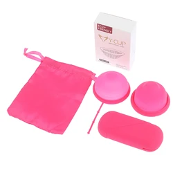 Menstrual Cup Disc Extra-Thin Silicone Menstrual Disk Tampon Or Pads Alternative