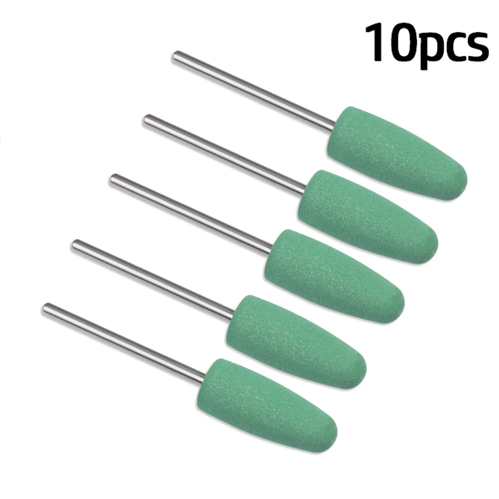 Cutter For Manicure Rubber Silicone Ceramic Milling Burr Nail Art Cutter Polishing Buffer Files Electric Machine Drill Bit