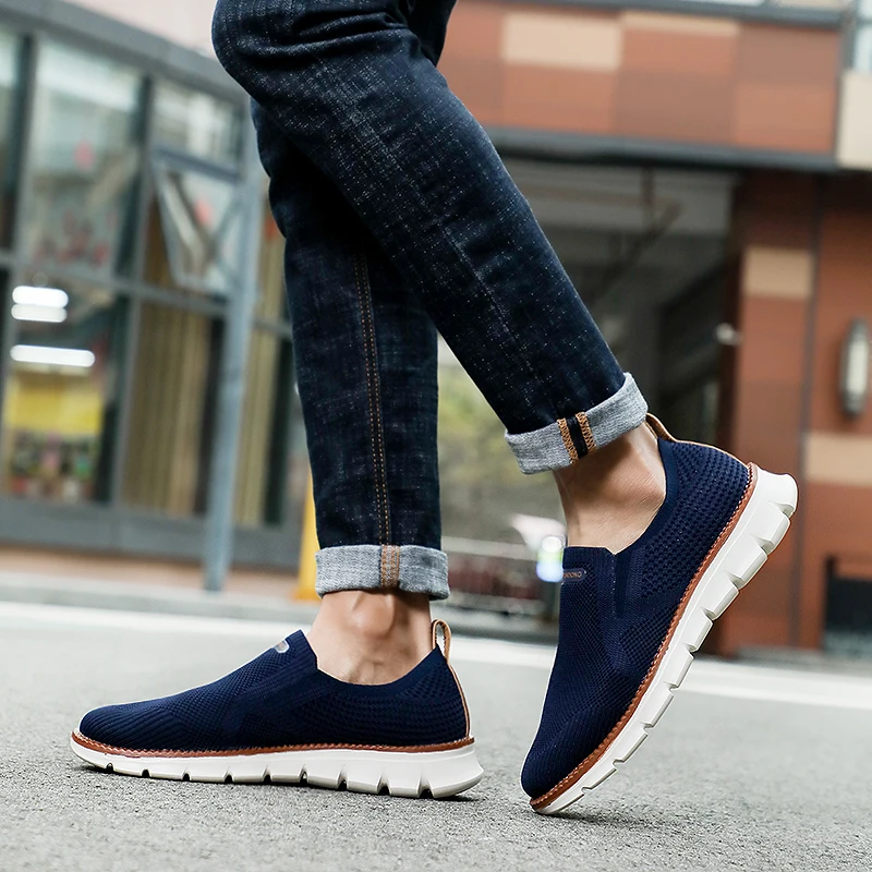 Men Sneakers Shoes Men Loafers High Quality Summer Fashion Breathable Mesh Men Casual Shoes Mens Trainer Zapatillas Hombre