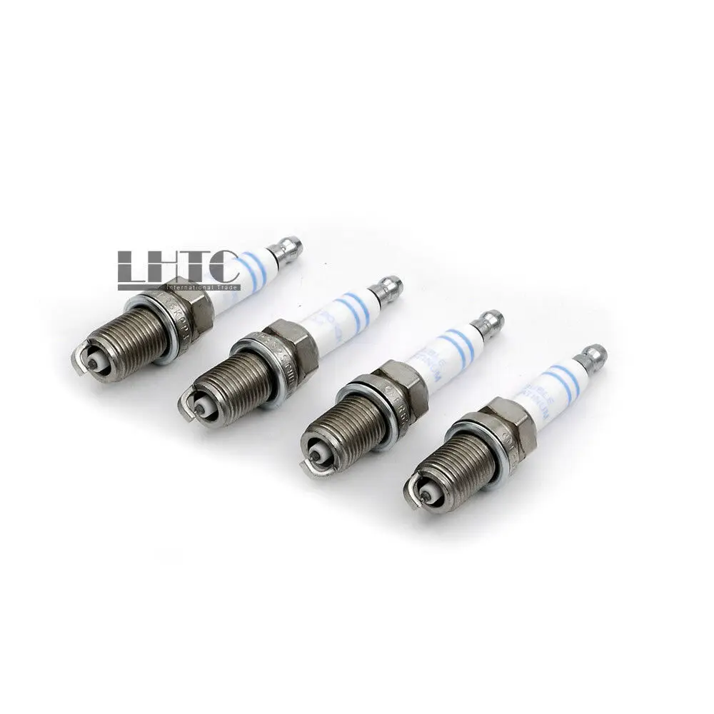 4pcs 06H905611 Spark Plug Double Platinum Genuine For VW Skoda 1.8 TSI / 2.0 TSI For Audi 1.8 A1 A3 A5 Q3 Q5 TFSI / 2.0 TFSI