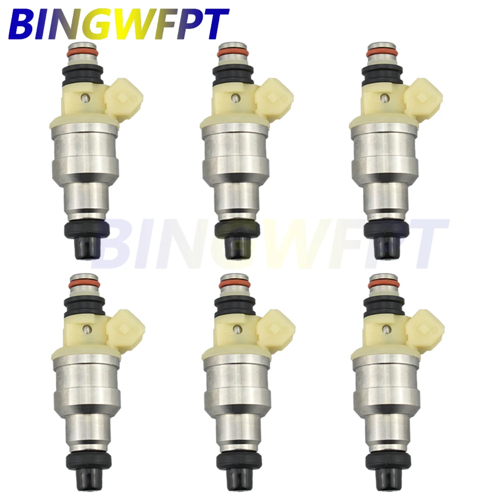 

6X Fuel Injector 35310-32560 9250930001 Nozzles For Hyundai 91-95 Elantra Sonata 88-98 1.6L 1.8L 3.0L 3531032560