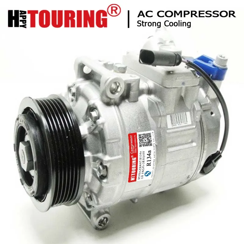 7SEU17C car ac compressor for VW T5 Transporter Multivan Amarok 2.0 TDI 437100-7250 7E0820803 7E0820803F 7E0820803H 7E0260803G