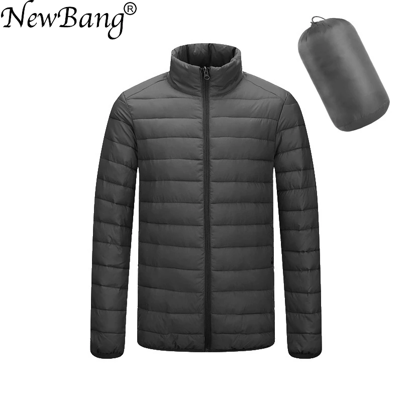 

NewBang Men's Cotton Coat Ultra Light Cotton Jacket Men Waterproof Warm Lightweight Overcoat WIth Carry Bag