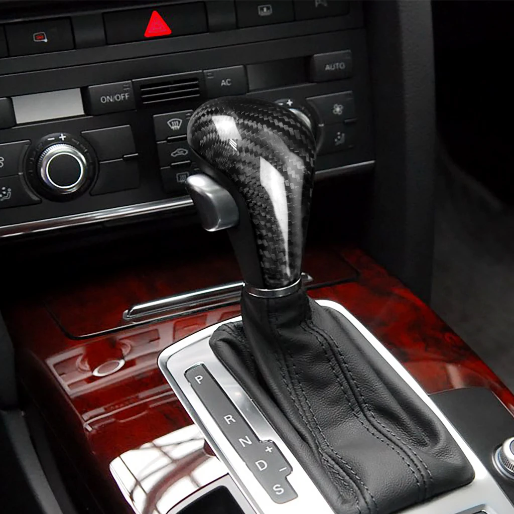 Carbon Fiber Automotive Interior, Gear Handle Suitable For Audi A4 / A5 / A6 / A7 / Q5 / Q7