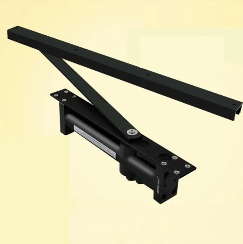 Hydraulic Automatic Door Closer Stealth Self Closing Door Fittings Black Concealed with A Retainer Home or Hotel