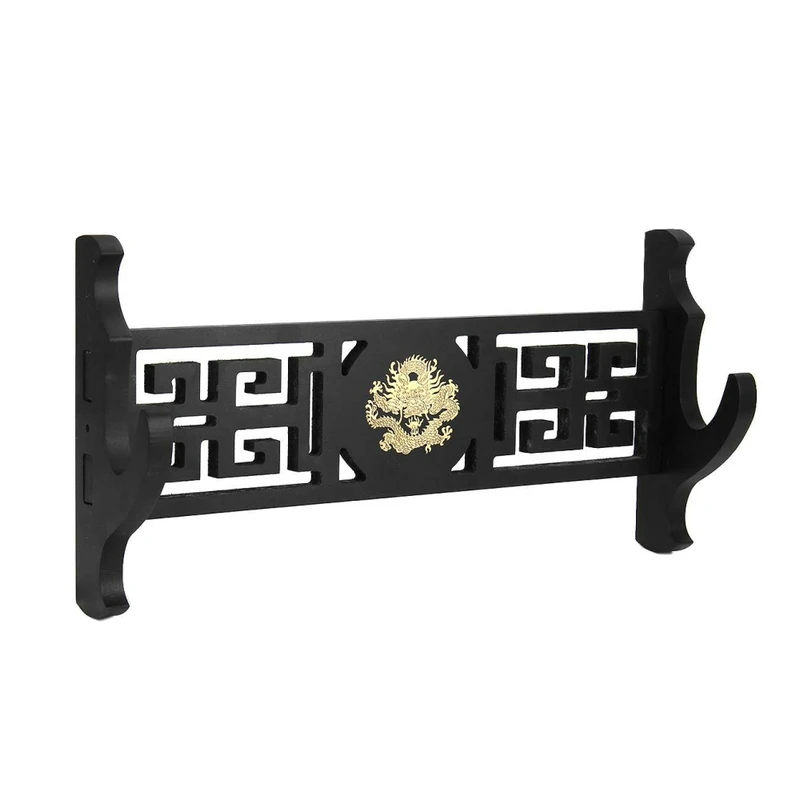 

1/2/3 Layer Wall Mount Samurai Sword Holder Dragon Pattern Katana Stand Bracket