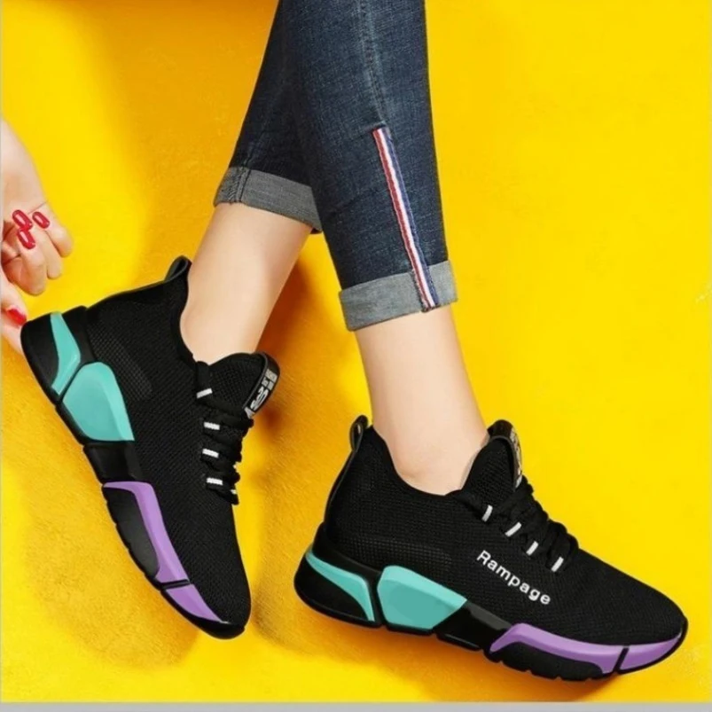 Colorful Running Shoes Woman Breathable Sport Shoes Summer Jogging Mesh Sneakers Air Female Casual Outdoor Trainers Size 36-40