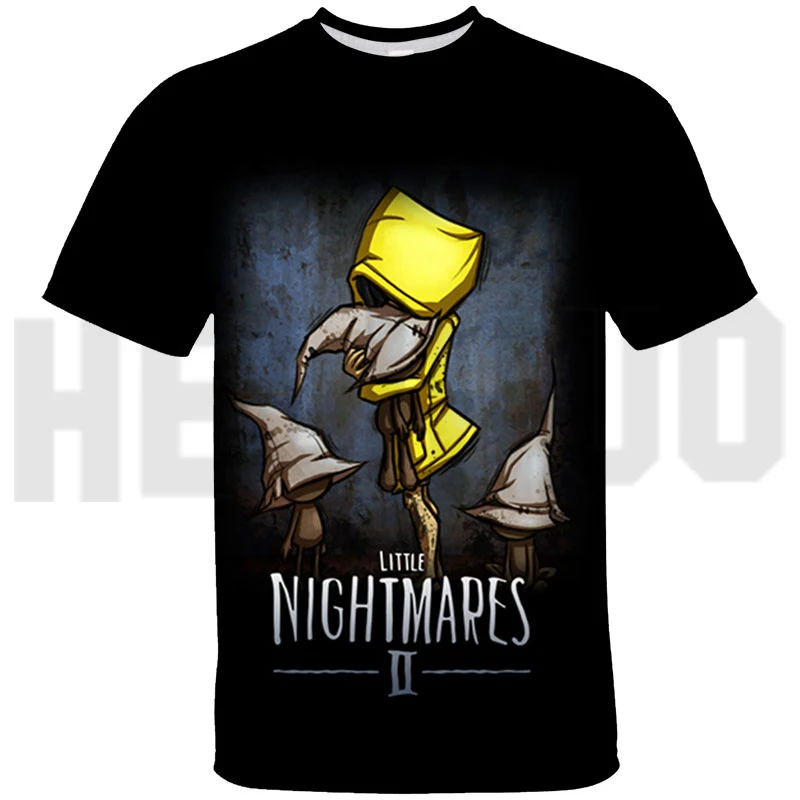 2021 New Arrival 3D Cosplay Little Nightmares T Shirt Adult Kids T-shirt Summer Hip Hop Casual Short Sleeve Oversized Tops Tees