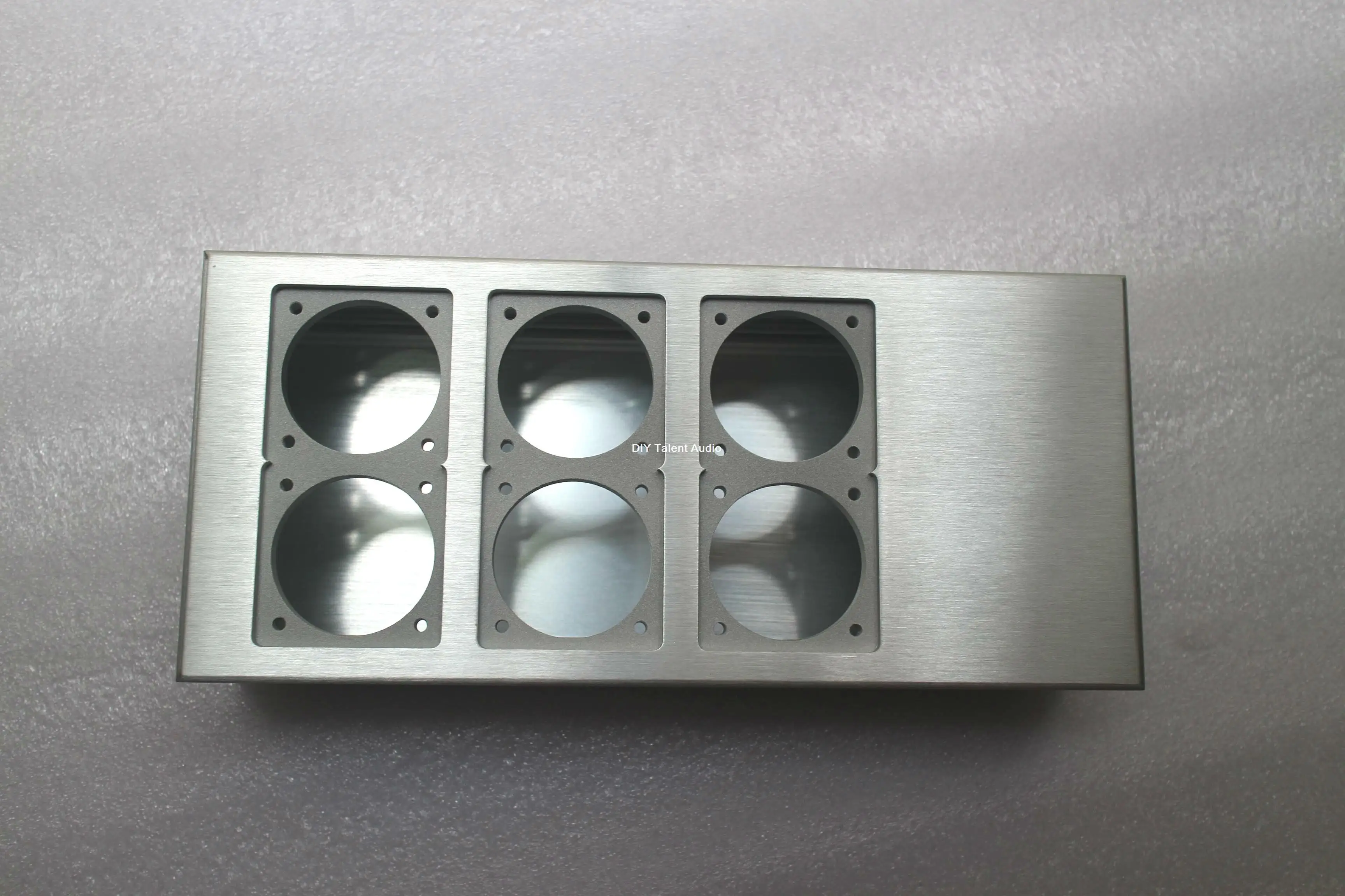 EU standard socket power fitter aluminum DIY shell Installation chassis for audio European plug