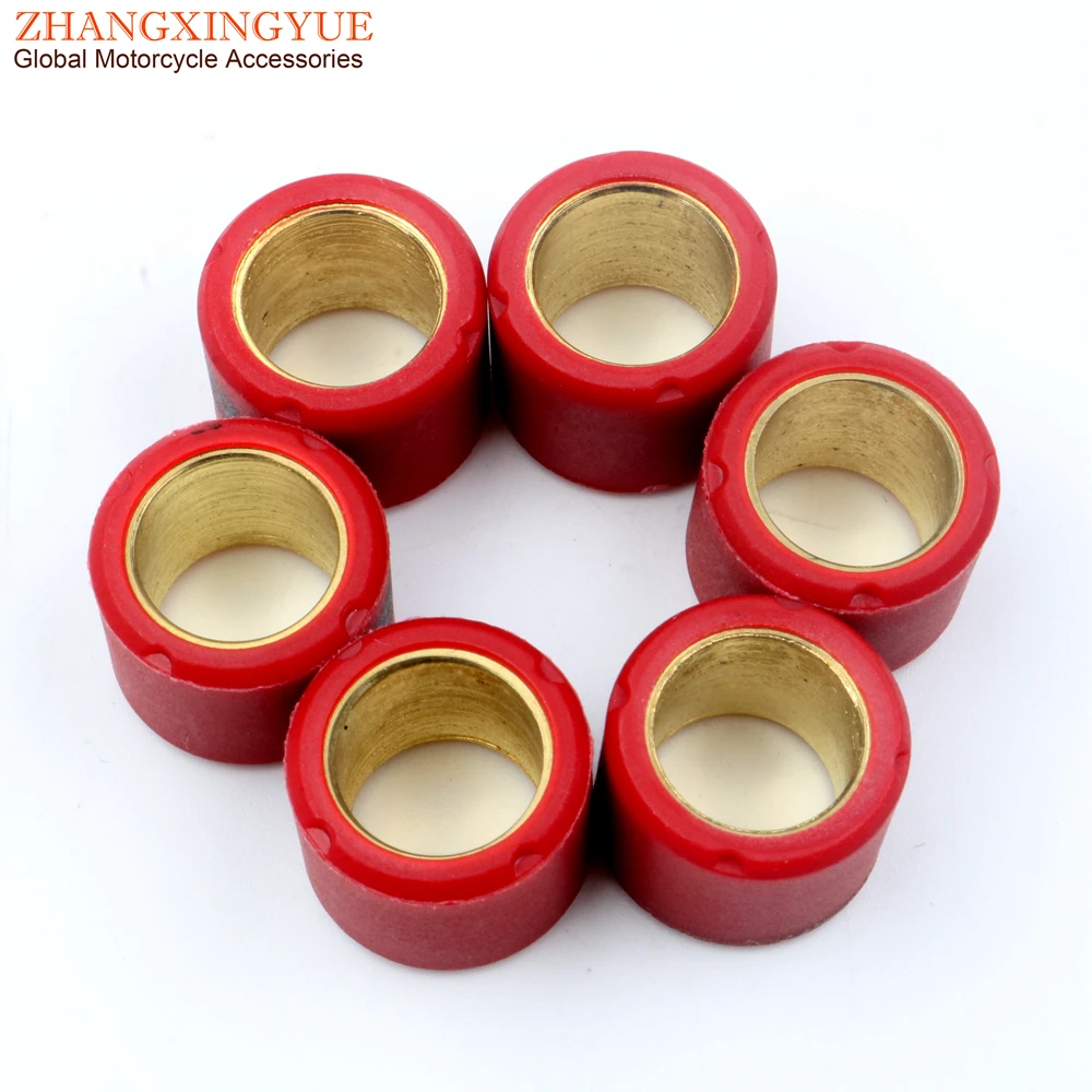 Scooter Variator Roller Set 16x13mm 4g 4.5g 5.5g 6g For SYM 50 Fiddle Orbit 1 Symply 50cc GY6 139QMB 139QMA AC AW05W 4-Stroke