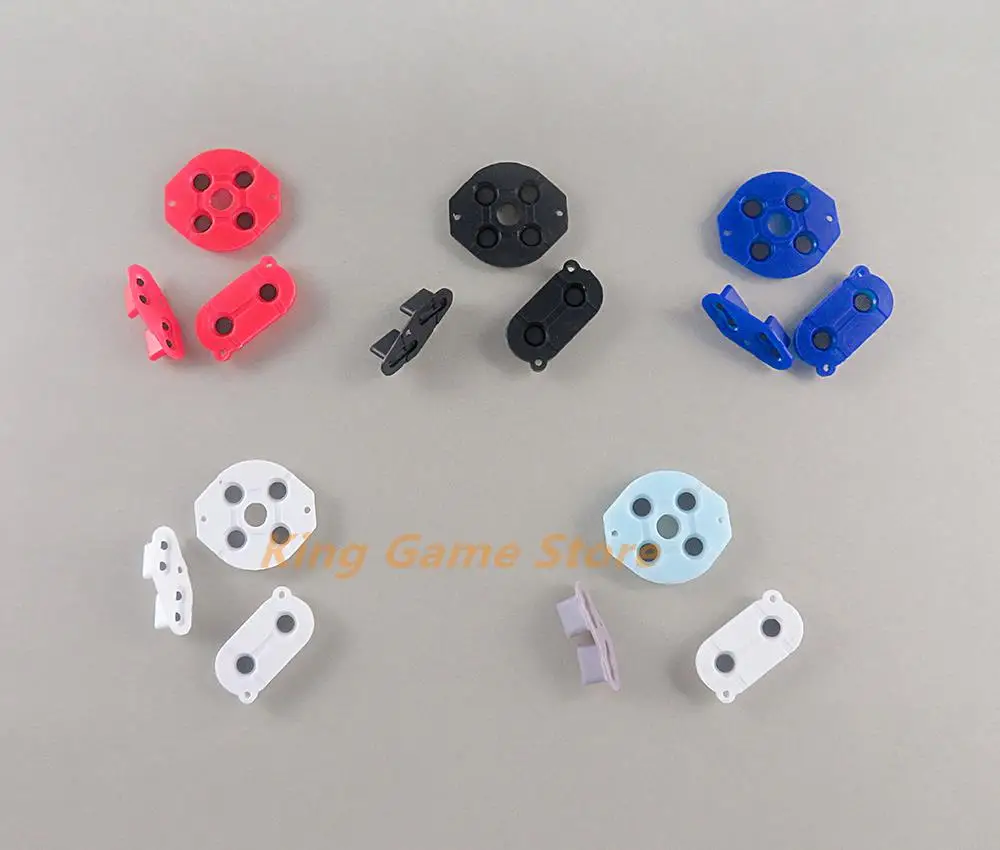 5sets/lot For GB Rubber Conductive Buttons A-B D-pad for Game Boy Classic GB Silicone Start Select Keypad