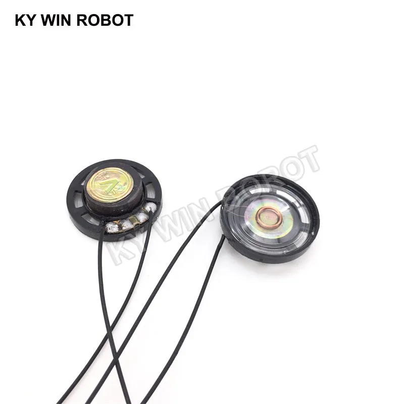 2pcs/lot New Ultra-thin Toy-car horn 8 ohms 0.25 watt 0.25W 8R speaker Diameter 27MM 2.7CM With Wire