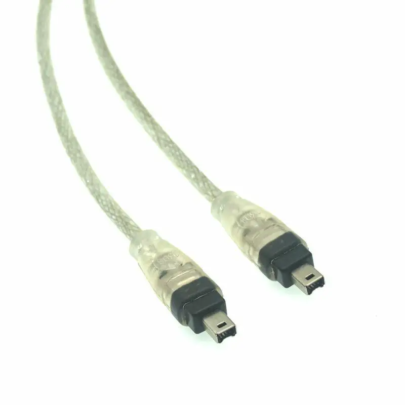 IEEE 1394 4 P 4ขา4ขา IEEE 1394สำหรับสายเคเบิลอะแดปเตอร์ ILink 4Pin Firewire Cable 1.2M