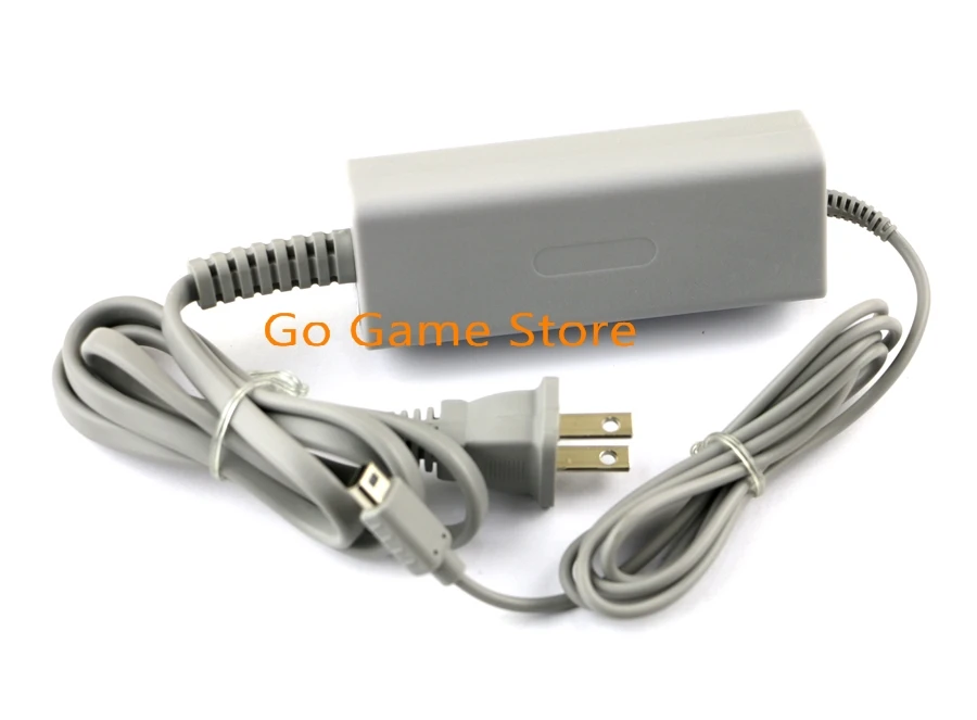 1 peça para nintendo wii u gamepad controlador eua plug & ue fonte adaptador ac cabo carregador