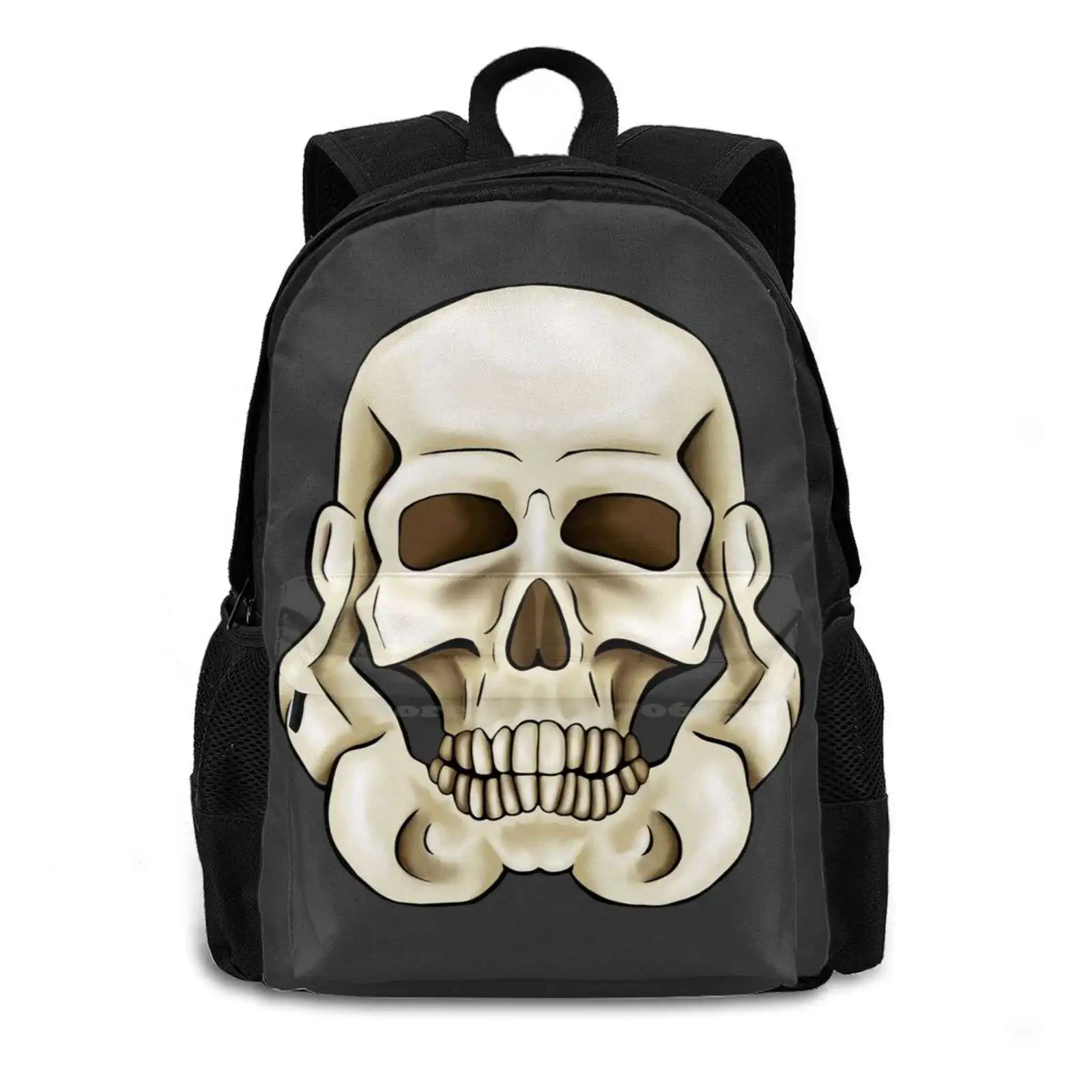 Trooper Skull School Bag Big Capacity Backpack Laptop 15 Inch Trooper Skull